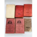 Six volumes, two of Indian Army and Civil Service List July 1869 and January 1862, three of the East