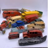 A Selection of diecast vehicles, mainly Dinky.