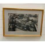 A framed aerial photograph of the Sanitorium at Virginia Water(Now Virginia Park)