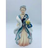 A Royal Doulton figure of the Queen Mother