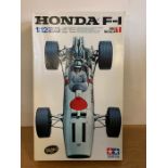 A Honda racing car model kit by Tamiya