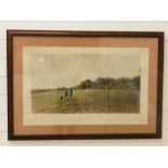 Large print "Partridge Driving" from the original picture by Henry Graves 1894
