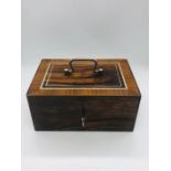 Veneer effect metal cash box