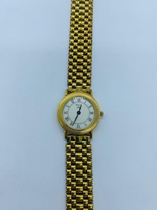 A Mappin & Webb gold plated Ladies watch. - Image 2 of 2