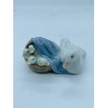 Lladro figure of duck and ducklings
