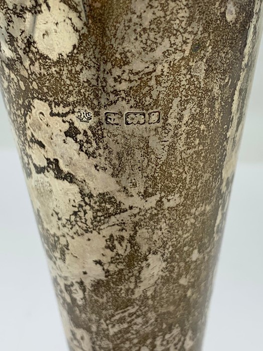 A silver trumpet vase, Birmingham - Image 2 of 2