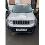 Jeep Renegade Limited Estate Petrol Car 2016 plate 1.4