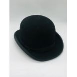 A Harry Hall " The Triple Crown" black riding bowler hat