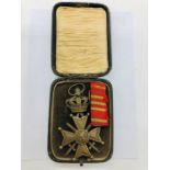A Belgium Croix de Guerre medal