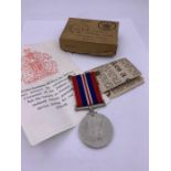 British War Medal in box
