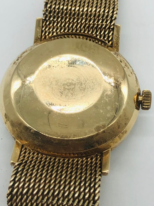 A Gents Tissot watch on a 9ct gold strap, watch not working - Image 3 of 8