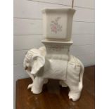 A china elephant pot stand