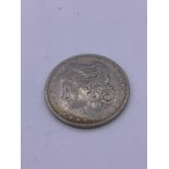 An 1879 US Morgan Silver Dollar