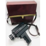 A cased Bell and Howell "low light" 6741XL super 8 camera