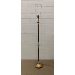 A brass standard lamp