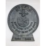 A Nelson plaque celebrating Double Centenary 1805 -2005