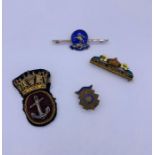Navy Cap Badge, Special Service Badge, Scots Guards etc.