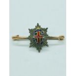 A Guards Regiment sweetheart brooch