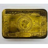 A Queen Mary Christmas tin 1914