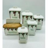 French Kitchen set of Porcelain.