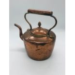 A small copper kettle