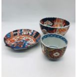 A small selection of Imari china