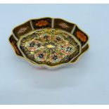 A Royal Crown Derby pin dish, Old Imari pattern