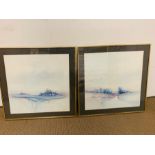 Two framed country scenes by Ackerman