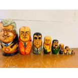 A Russian Doll from the 1990's from President Yeltsin downwards.