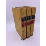 Three Volumes History of the Conquest of Peru by Prescott published by Routlege, Warner and Routlege