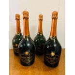 Four Bottles of Laurent Perrier Grand Siecle 'La Cuvee' Champagne.