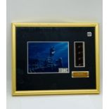 Limited Edition Film Cells taken from the original Titanic movie, framed.