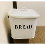 A vintage 1940's-50's enamel kitchen bread bin