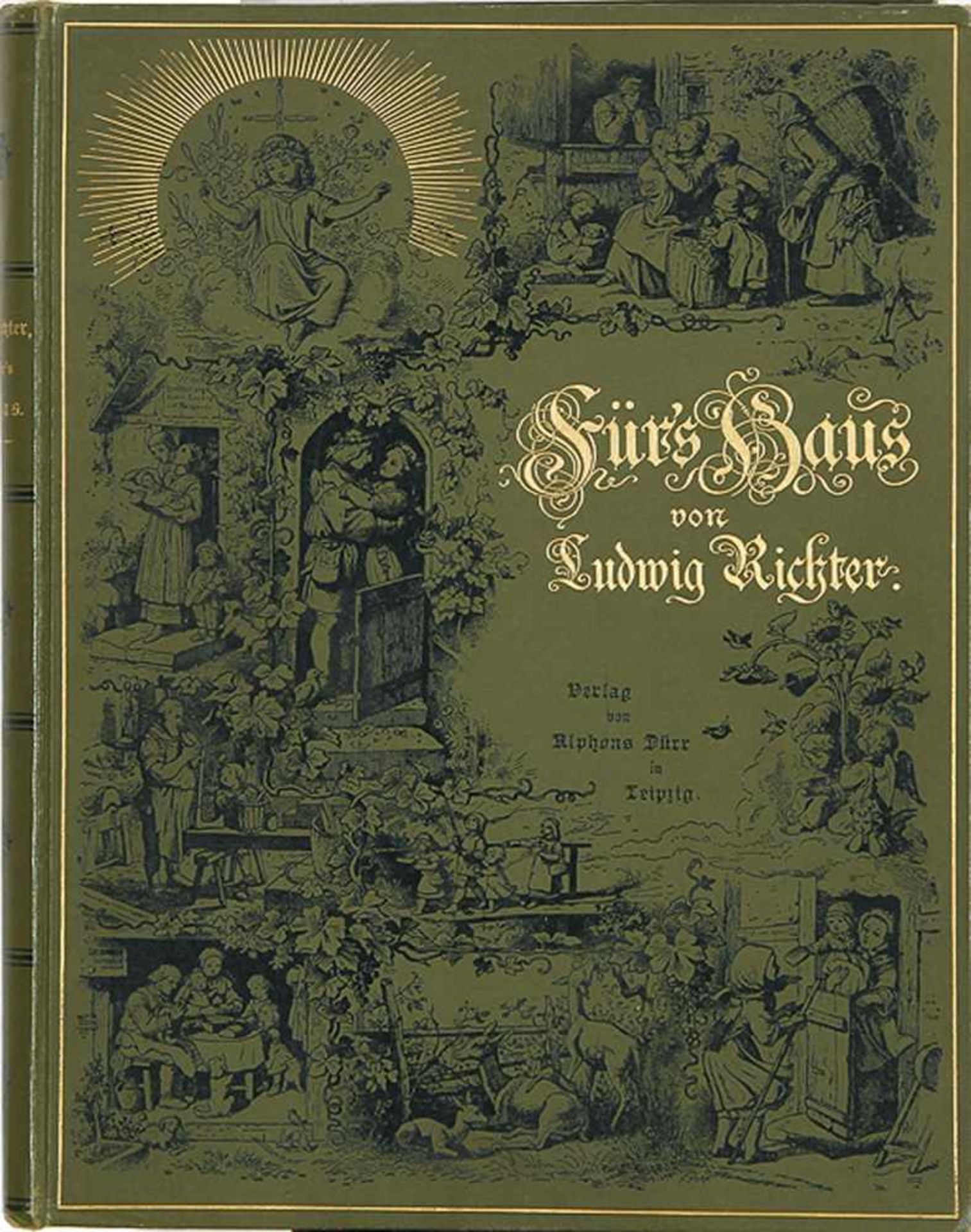 ADRIAN LUDWIG RICHTER 1803 - Dresden - 1884"Goethe-Album - Voer de Goern - Für's Haus (Gesamtausgabe