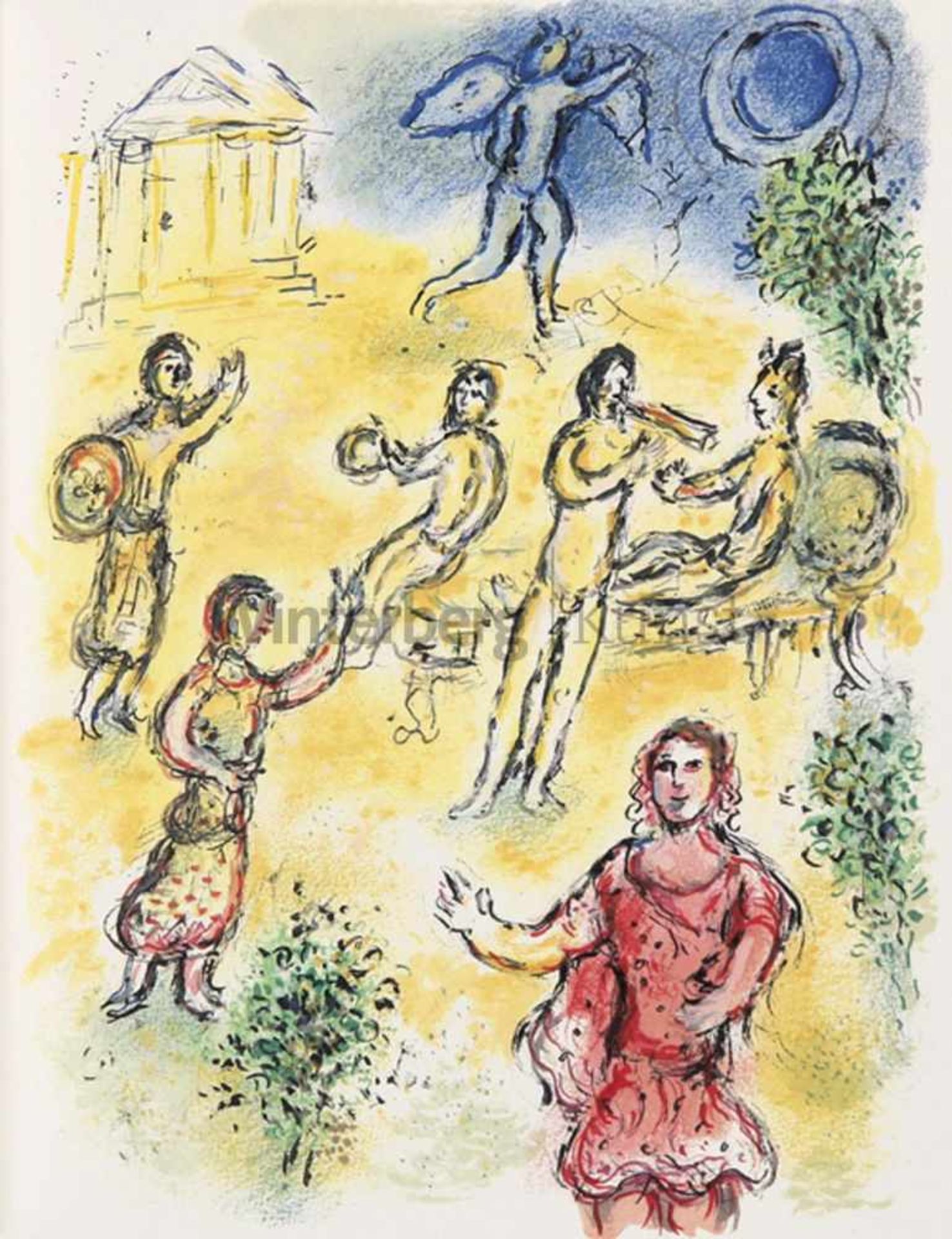 MARC CHAGALL Witebsk 1887 - 1985 Vence"Homer; Die Odyssee. Von Vava Chagall autorisierte deutsche