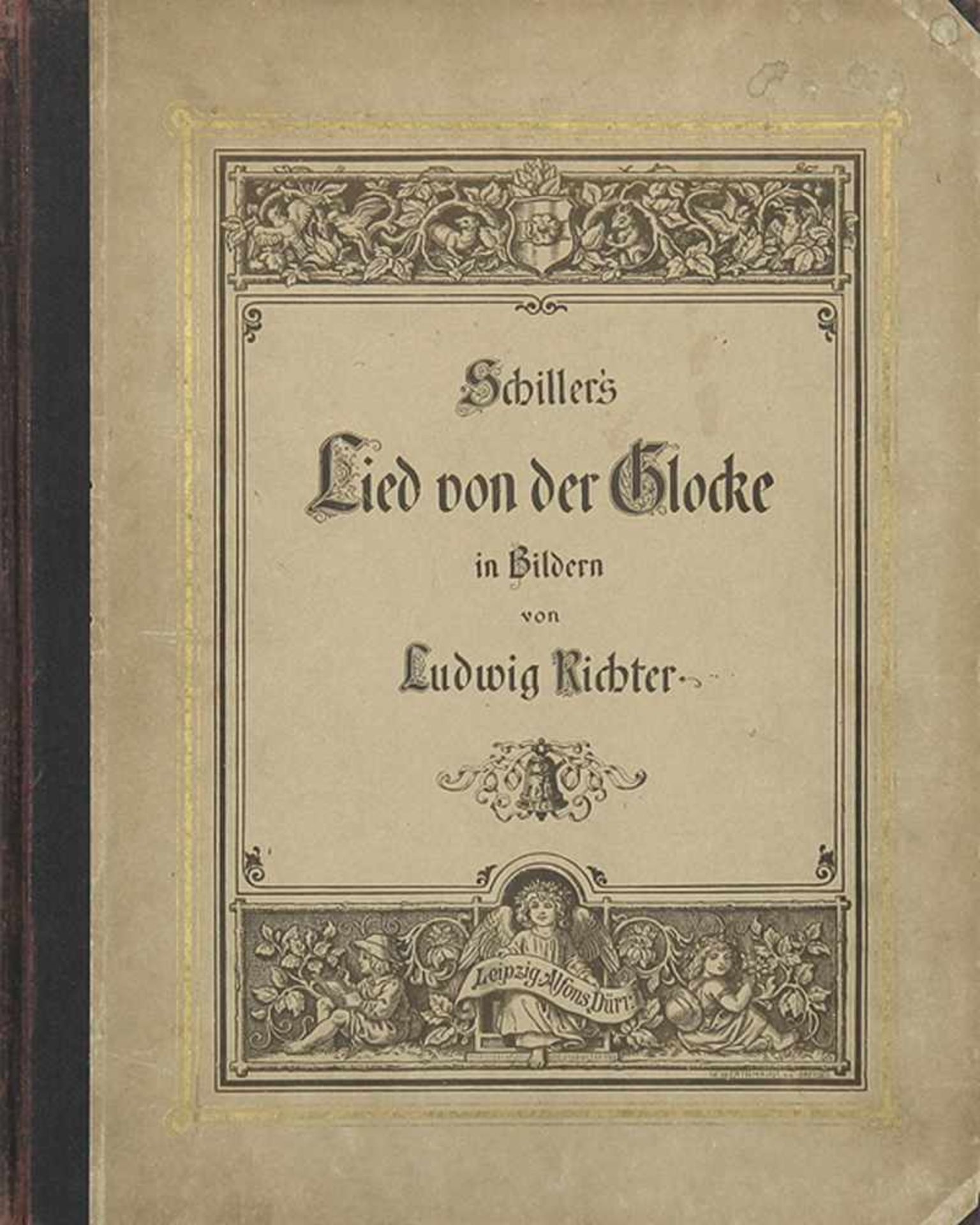 ADRIAN LUDWIG RICHTER 1803 - Dresden - 1884"Vater Unser... - Schiller's Lied von der Glocke... -