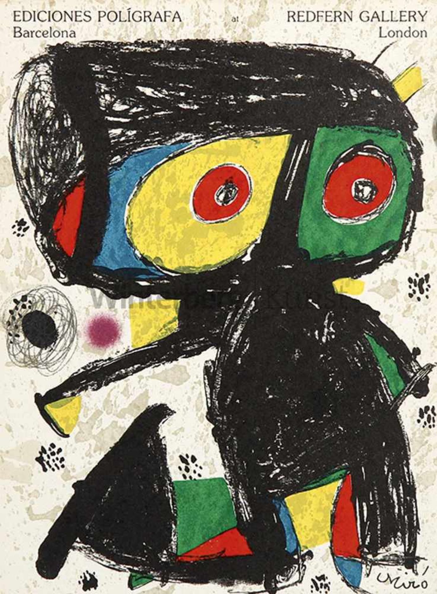 JOAN MIRO Montroig 1893 - 1983 MallorcaEdiciones Polígrafa. Ausstellungskatalog der Redfern Gallery,