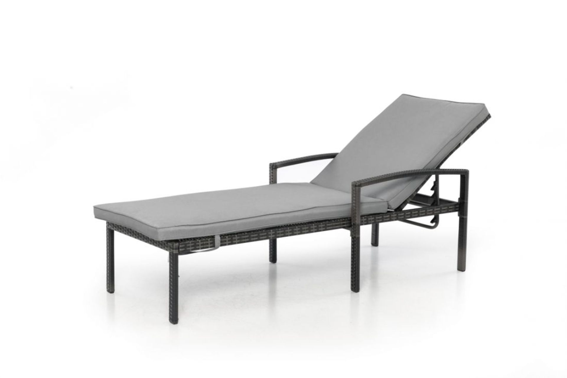 Rattan Austin Sun Lounger (Grey) *BRAND NEW* - Image 2 of 2