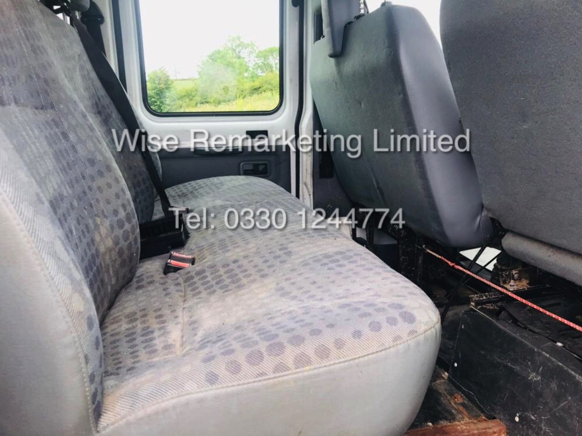 FORD TRANSIT 2.2 TDCI T350 2013 *DOUBLE CAB TIPPER* CREW VAN - 1 OWNER - Image 10 of 17