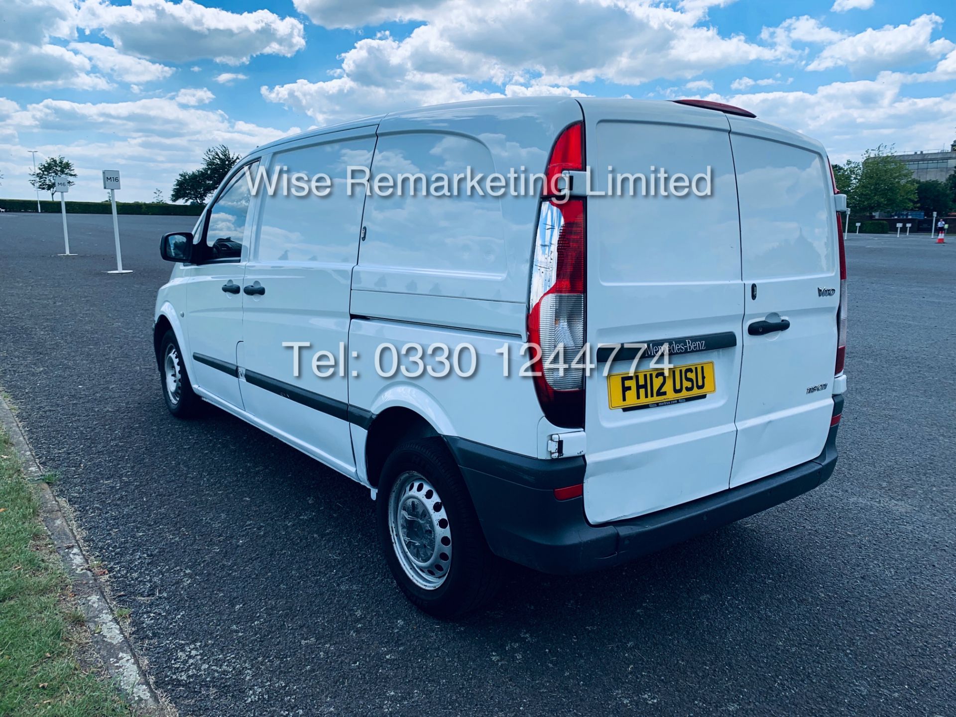 MERCEDES VITO 113 2.1 CDI COMPACT PANEL VAN 2012 *AIR CON* WHITE - Image 3 of 18