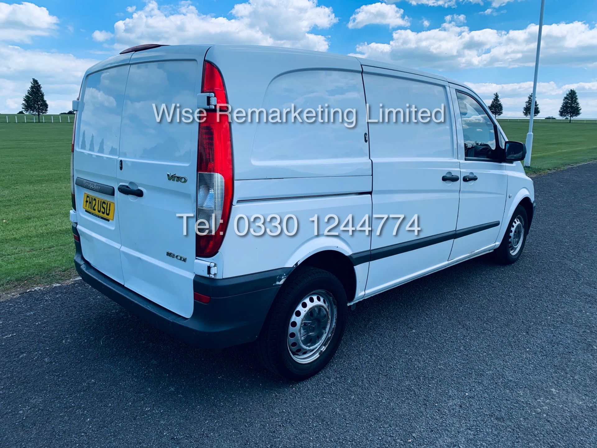 MERCEDES VITO 113 2.1 CDI COMPACT PANEL VAN 2012 *AIR CON* WHITE - Image 2 of 18