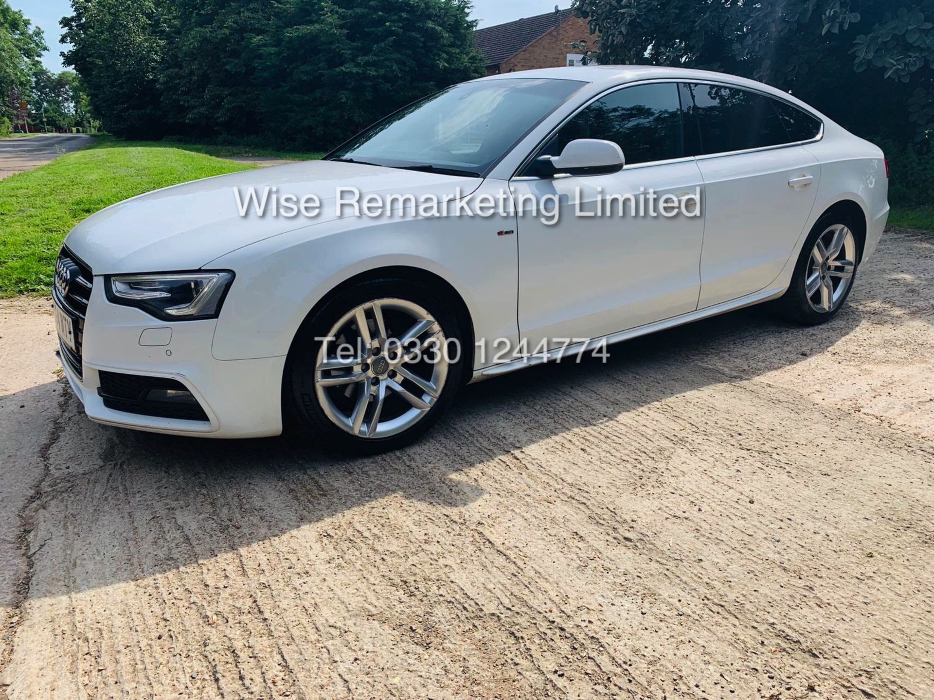 ***RESERVE MET** AUDI A5 2.0 TDI ULTRA S LINE 5DR 2015 MODEL **WHITE** FULL HISTORY- 1 OWNER - Image 4 of 29