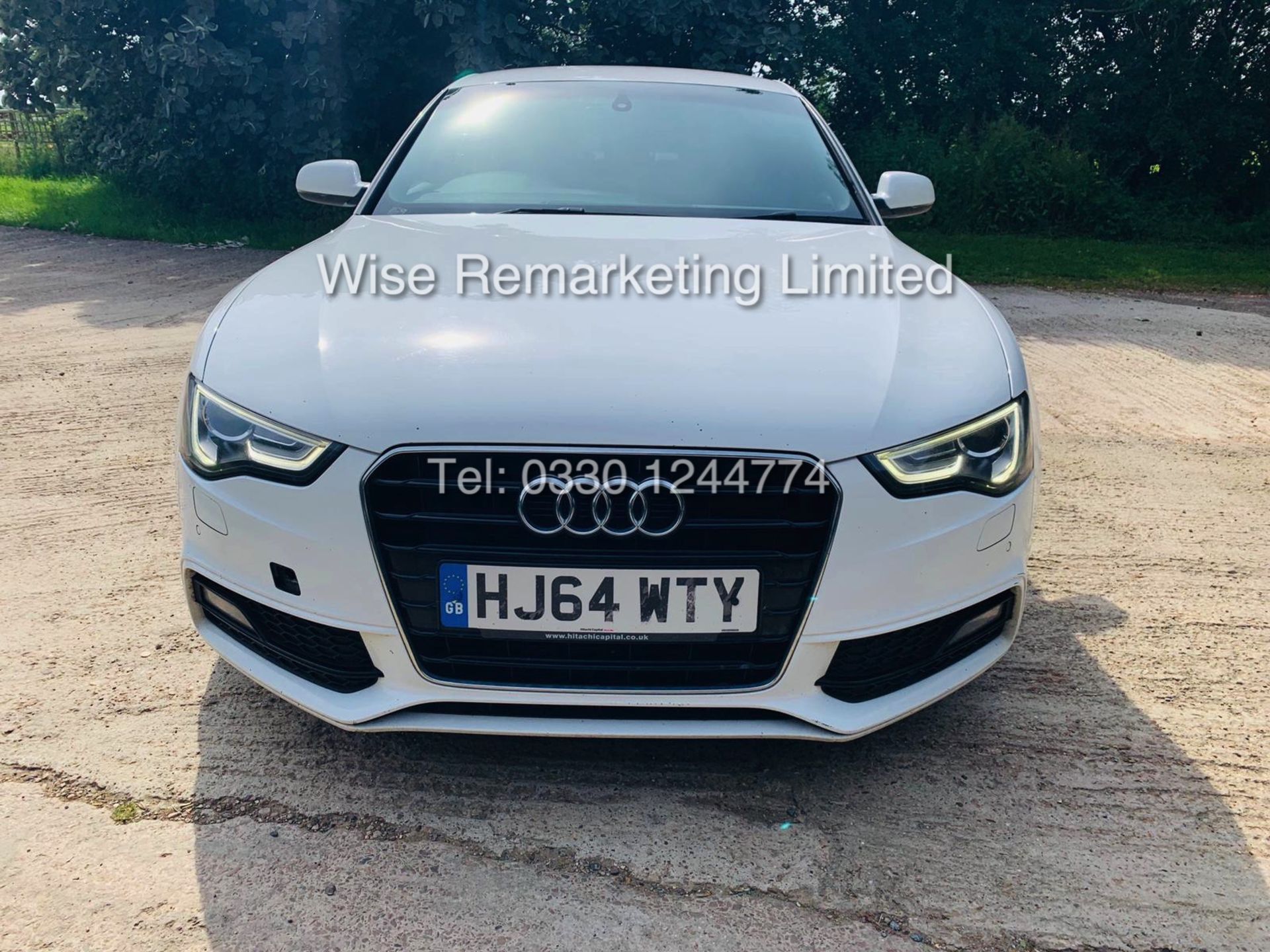 ***RESERVE MET** AUDI A5 2.0 TDI ULTRA S LINE 5DR 2015 MODEL **WHITE** FULL HISTORY- 1 OWNER - Image 2 of 29