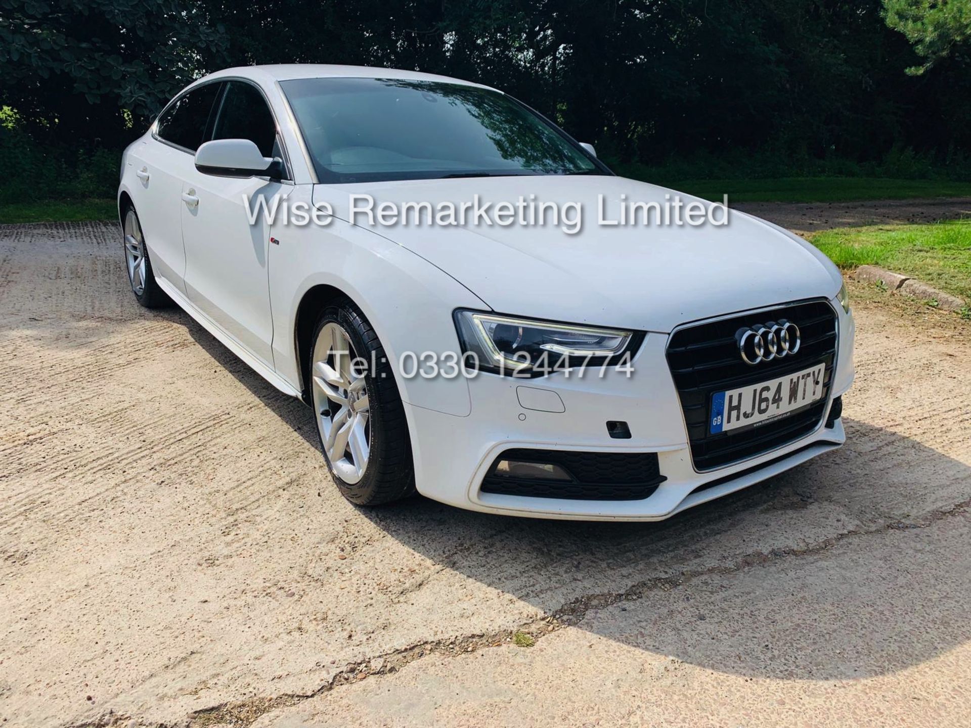 ***RESERVE MET** AUDI A5 2.0 TDI ULTRA S LINE 5DR 2015 MODEL **WHITE** FULL HISTORY- 1 OWNER - Image 9 of 29