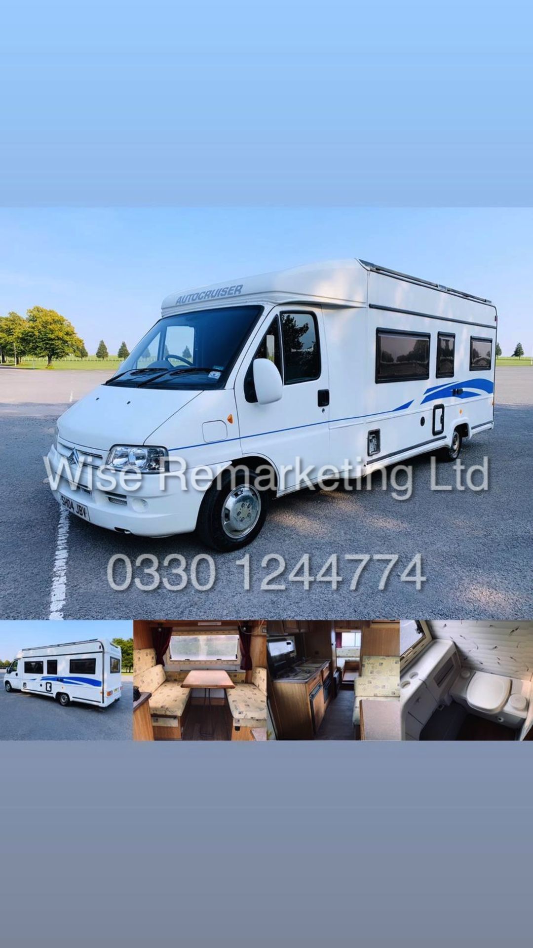 ***RESERVE MET***CITROEN RELAY 2.0TD HDI "AUTOCRUISER SUNSEEKER" 4/5 BERTH CAMPER (2004) NO VAT