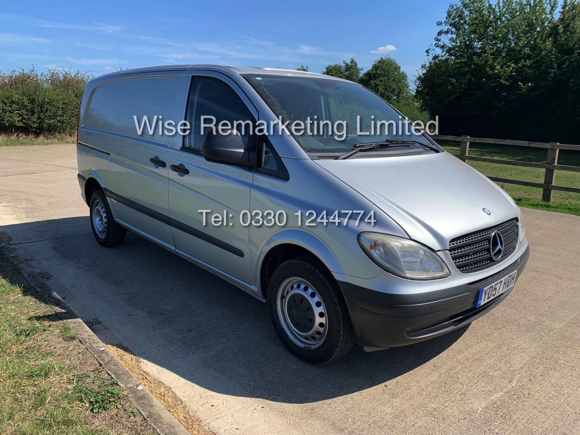 MERCEDES VITO 111 2.1 CDTI COMPACT (2008 MODEL) METALLIC SILVER **SAVE 20% NO VAT** - Image 2 of 15