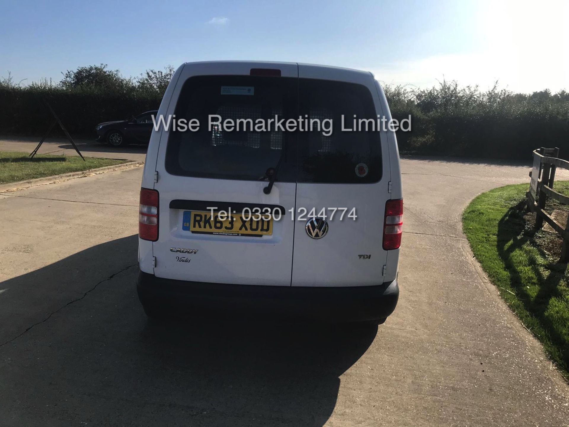 VOLKSWAGEN CADDY C20 STARTLINE 1.6 TDI (2014 MODEL) 1 KEEPER FROM NEW **AIR CON** - Image 3 of 13