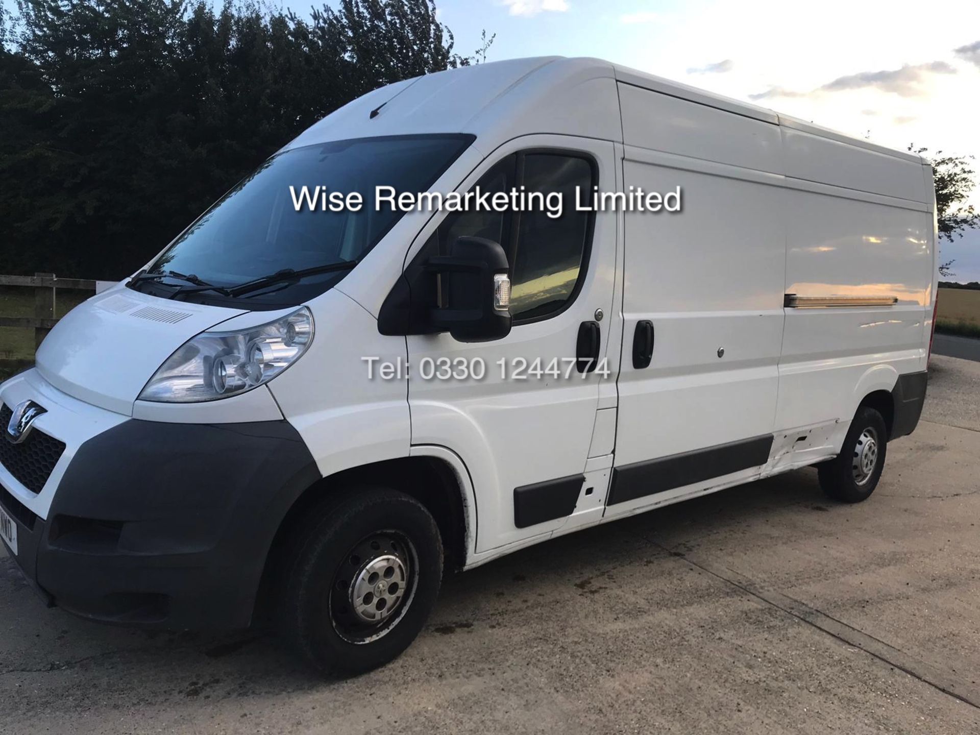 PEUGEOT BOXER 335 L3 2.2 HDi PANEL VAN (2013 - 13 REG) 6 - SPEED - 1 KEEPER FROM NEW - Image 3 of 12