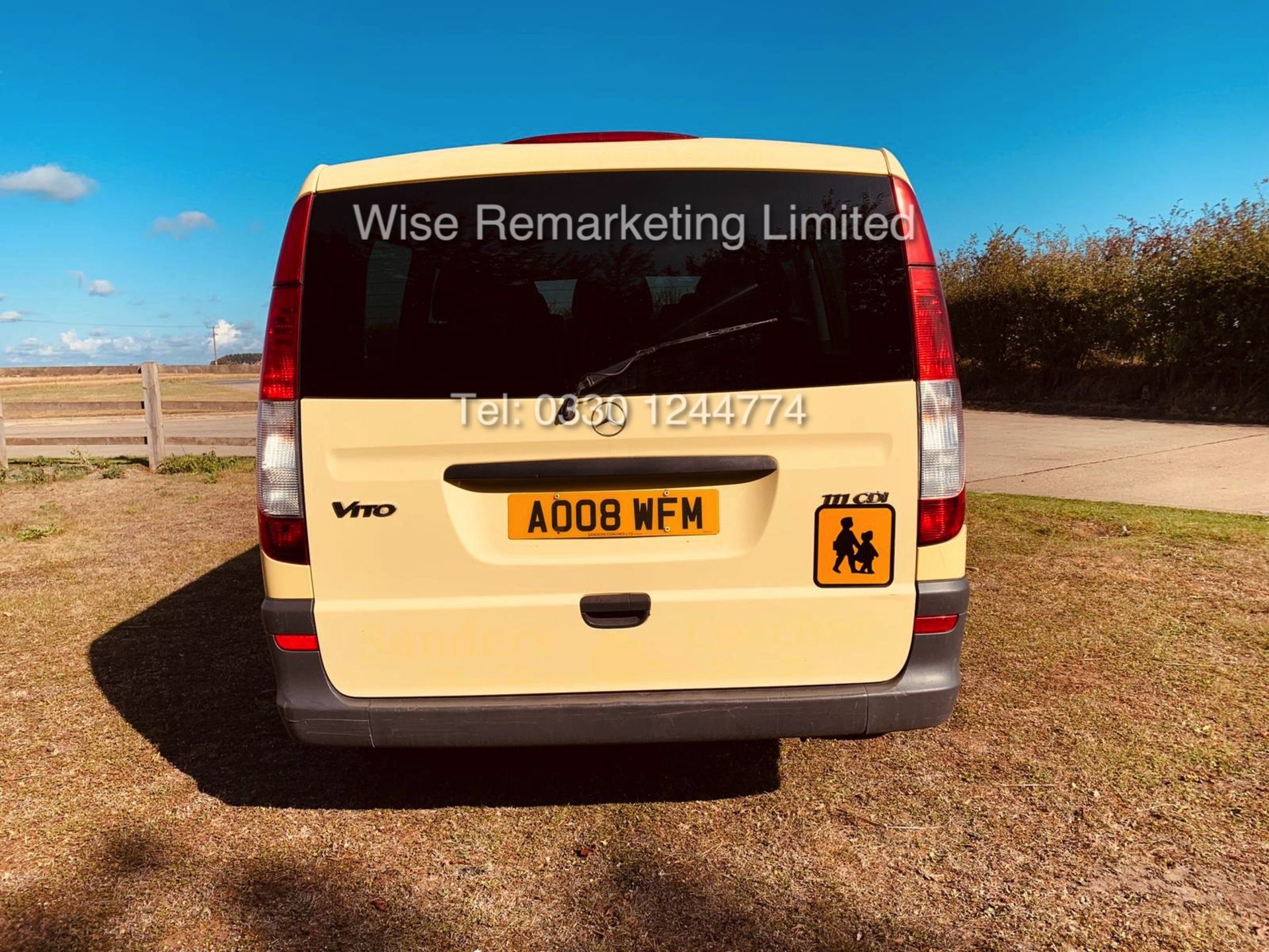 MERCEDES VITO 111 2.1 CDI TRAVELINER **9 SEATER** (2008 08 REG) 1 KEEPER FROM NEW - Image 4 of 19