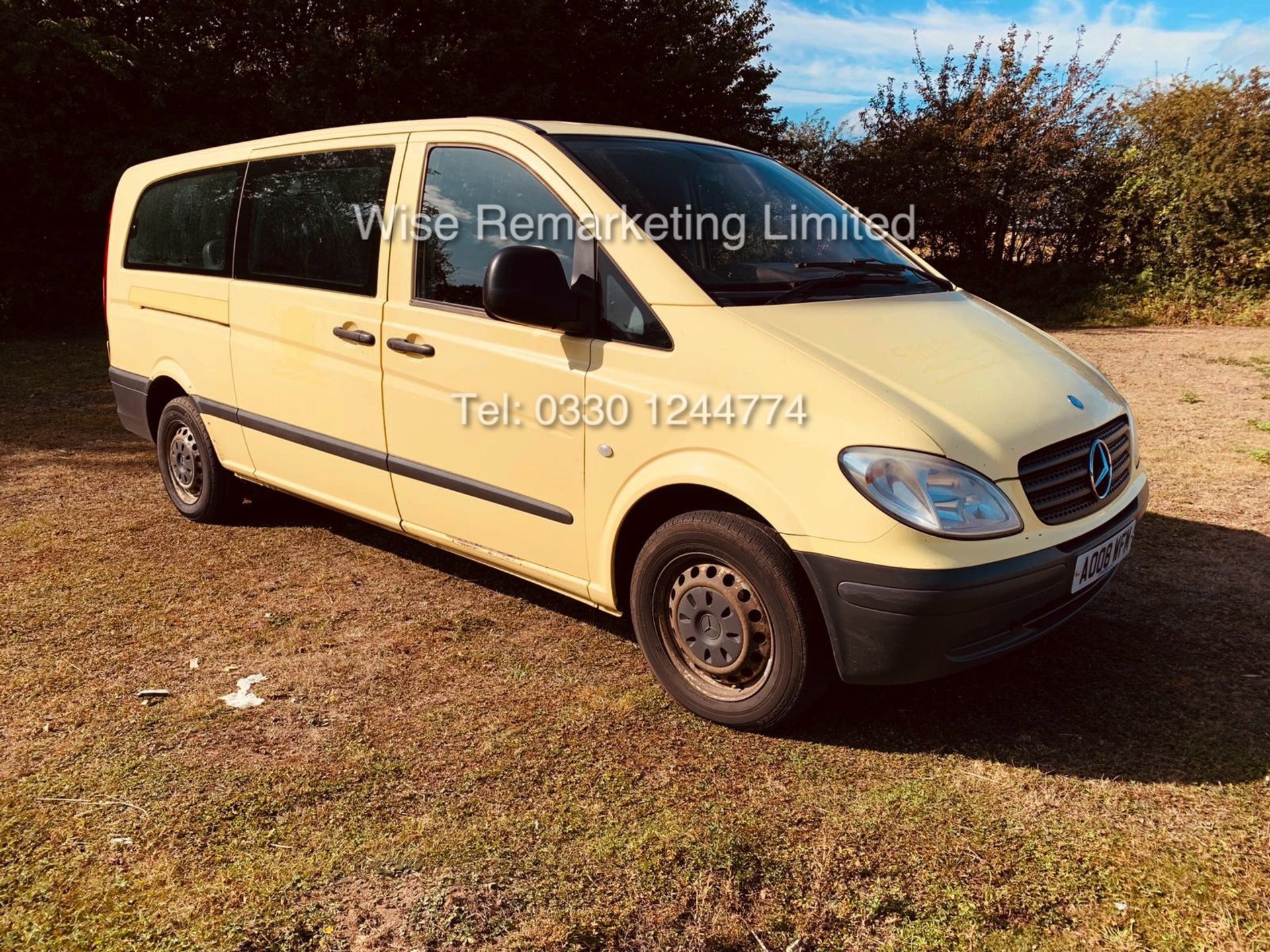 MERCEDES VITO 111 2.1 CDI TRAVELINER **9 SEATER** (2008 08 REG) 1 KEEPER FROM NEW - Image 2 of 19